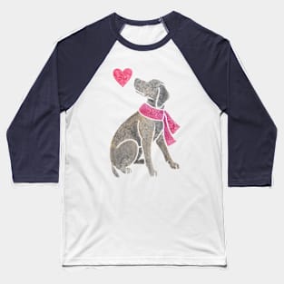 Watercolour Weimaraner Baseball T-Shirt